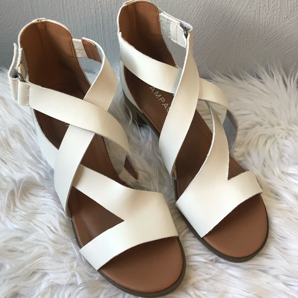 Rampage white sandals